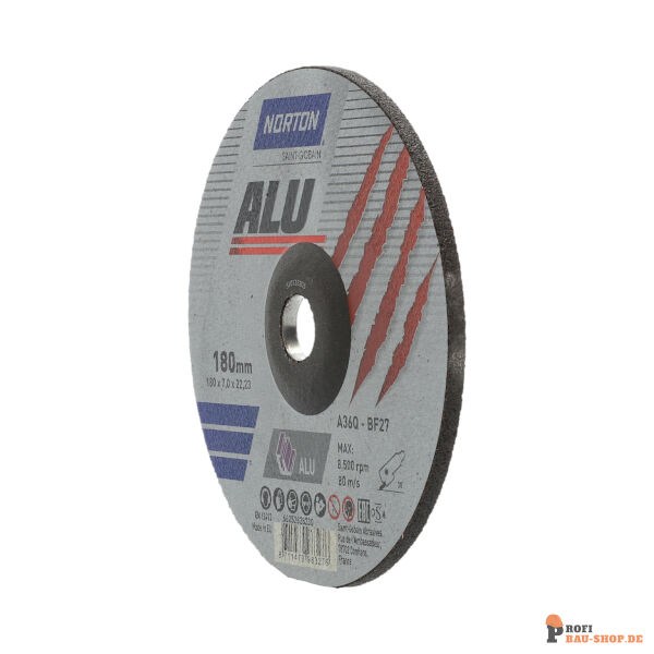 nortonschleifmittel/NORTON_schleifmittel_66252828230 Norton ALU for Right-Angle Grinder Grinding on ALU 180x7x22.23 GRIT 36_133161